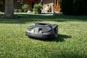 Husqvarna robotmaaier met begrenzingsdraad